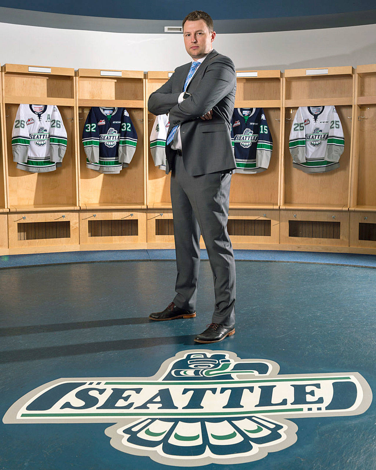 The Thunderbirds’ new head coach, Matt O’Dette, looks to pick up where his predecessor, Steve Konowalchuk, left off as the Western Hockey League champions begin the 2017-18 regular season. COURTESY PHOTO, Brian Liesse, T-Birds