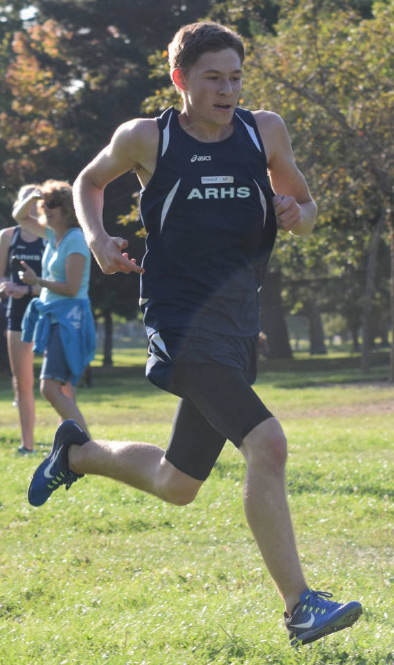 The Ravens’ Dustin Williams has the West Central District 3’s eighth-best time of 16:01, a personal best set earlier this month. RACHEL CIAMPI, Auburn Reporter