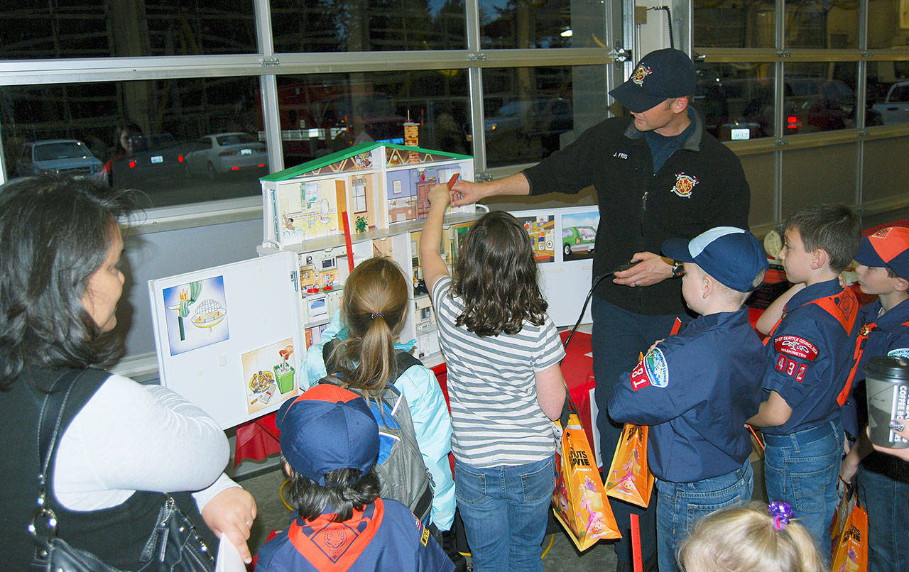 Scouts and their leaders can attend any or all of the 12 learning stations. COURTESY PHOTO, VRFA