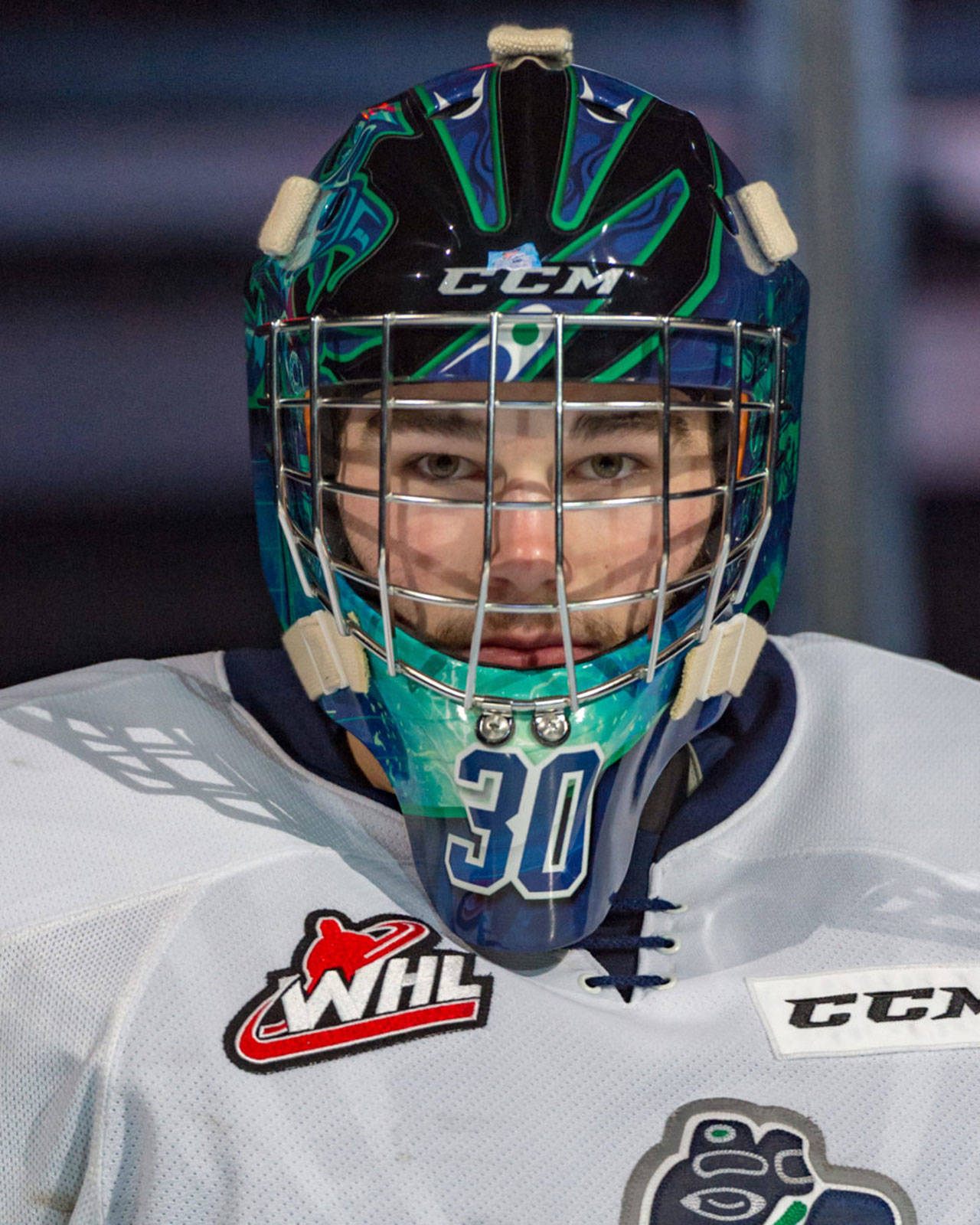 Thunderbirds goalie Liam Hughes. COURTESY PHOTO, Brian Liesse, T-Birds