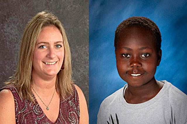 Lila Jenkins, left, and Majak Mabil. COURTESY PHOTOS