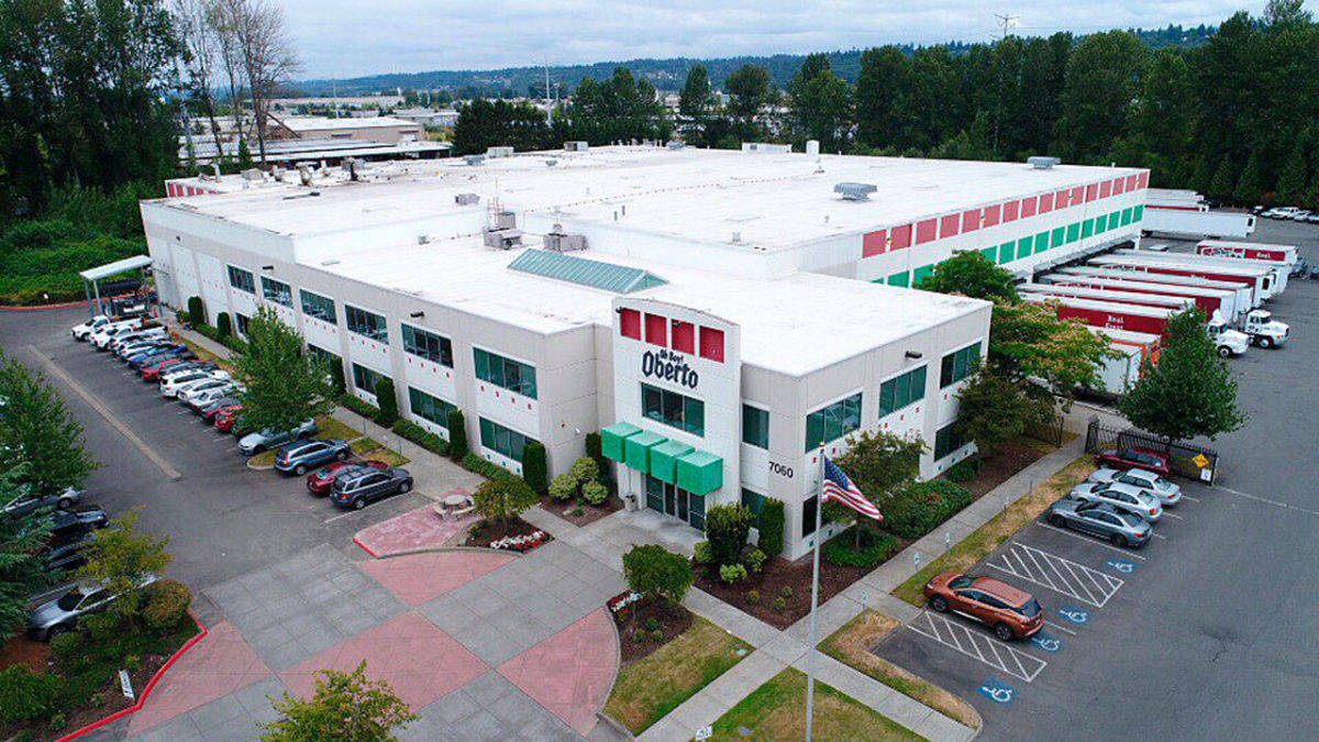 Oberto offices and production plant sit along South 238th Street in Kent. COURTESY PHOTO, Oberto