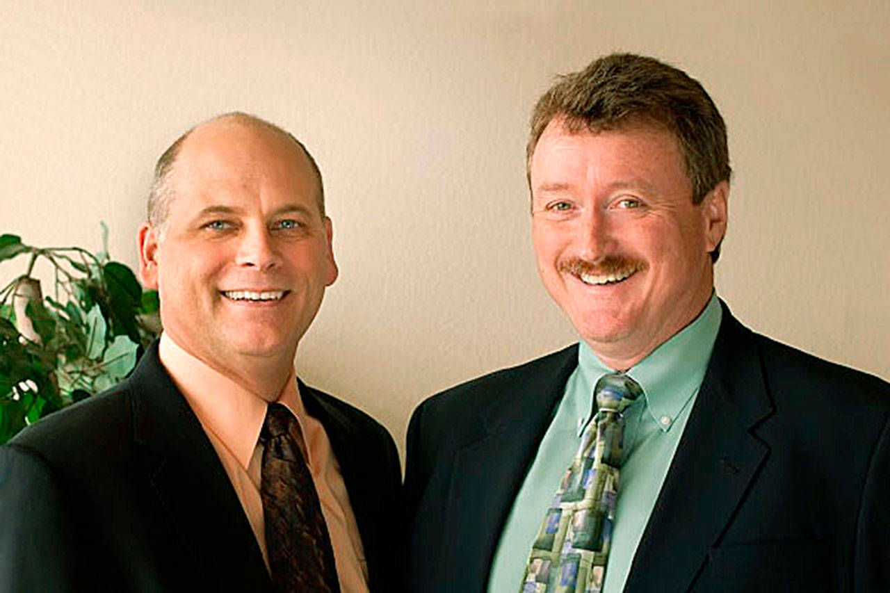 HBT’s Bill Cowart, left, and Bob Klontz. COURTESY PHOTO