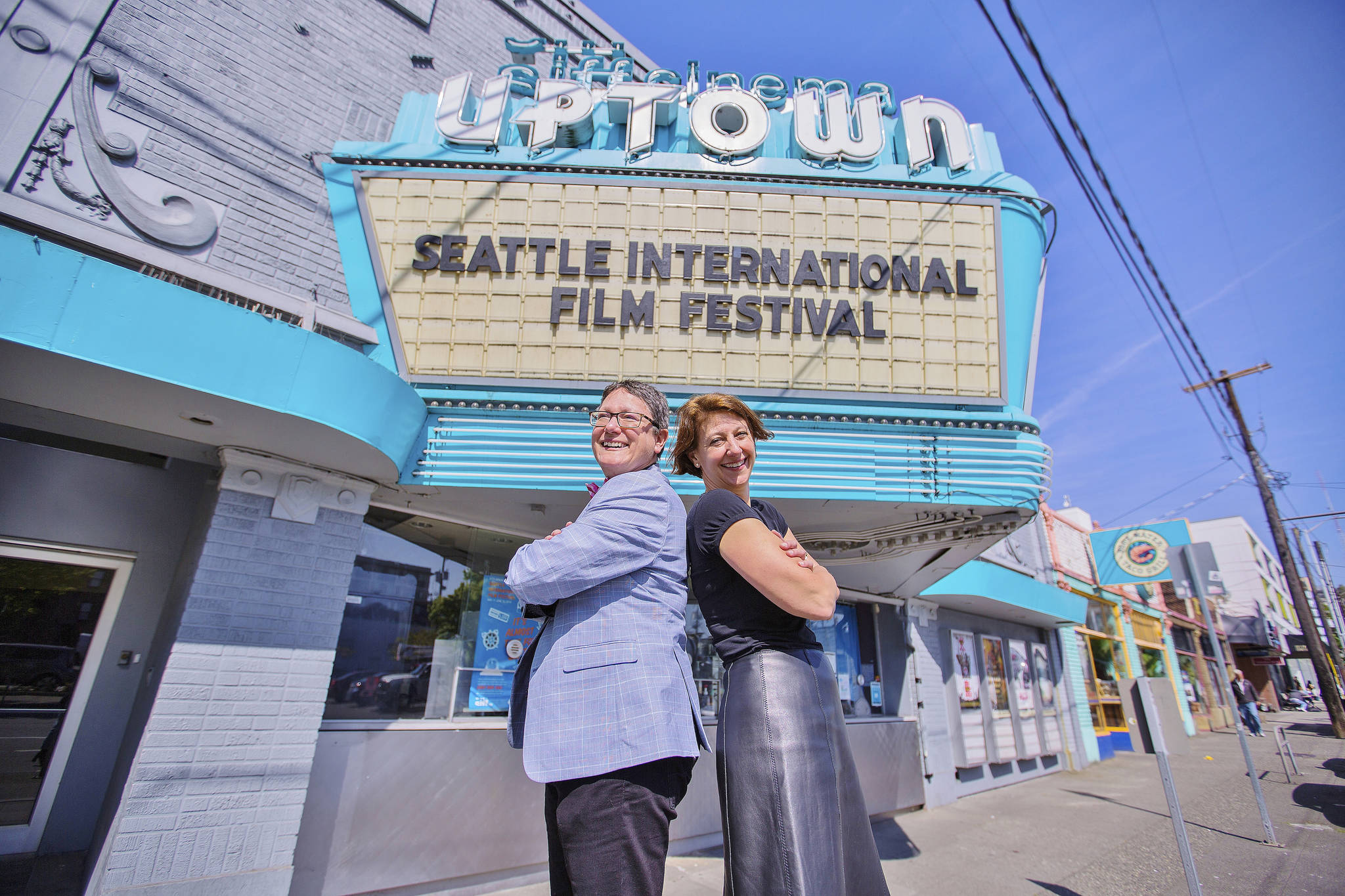 The women that run SIFF: Beth Barrett and Sarah Wilke. Photo by Amy Kowalenko/SIFF