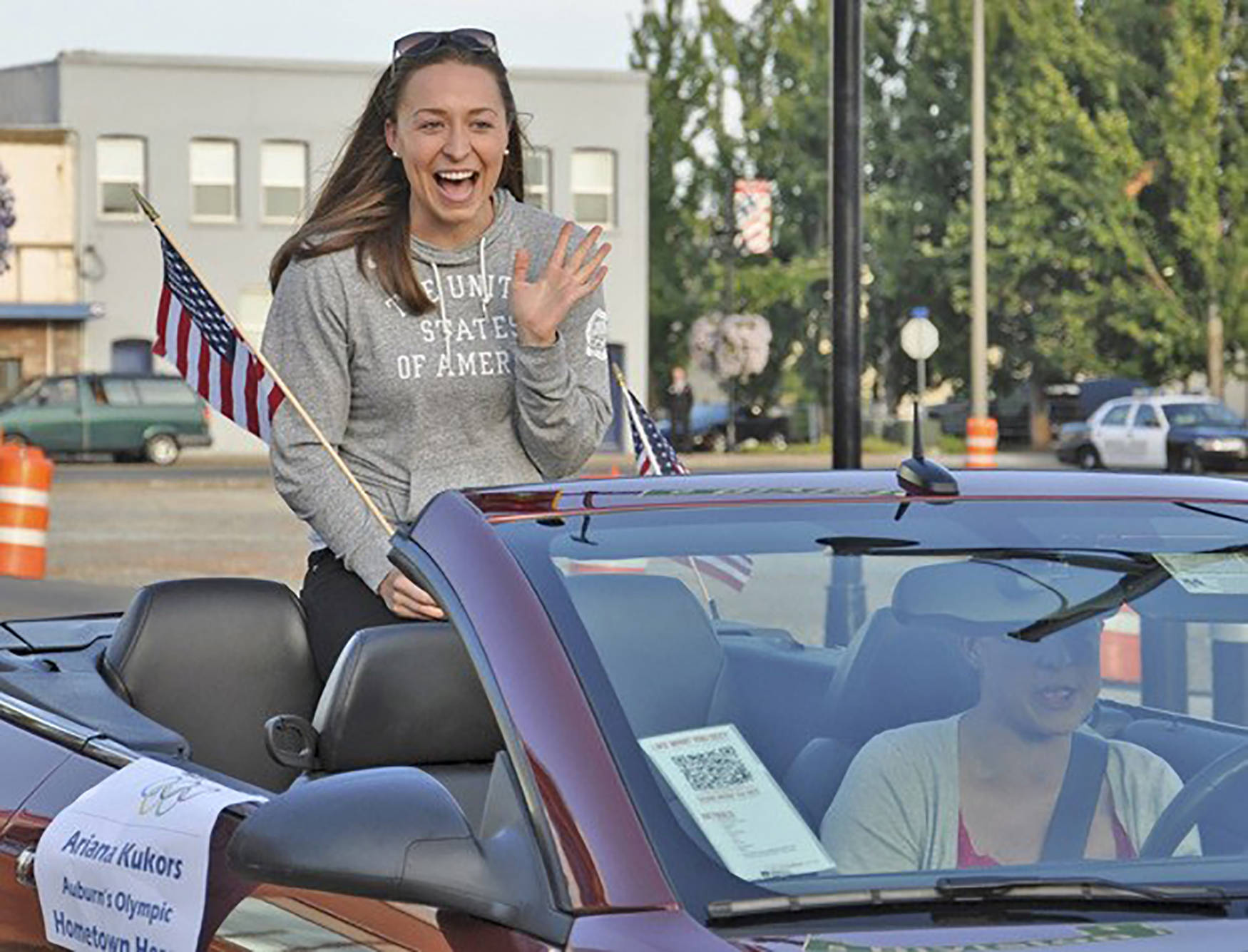 Auburn’s own Ariana Kukors Smith came home following the 2012 London Games to a city celebration and downtown parade. RACHEL CIAMPI, Auburn Reporter