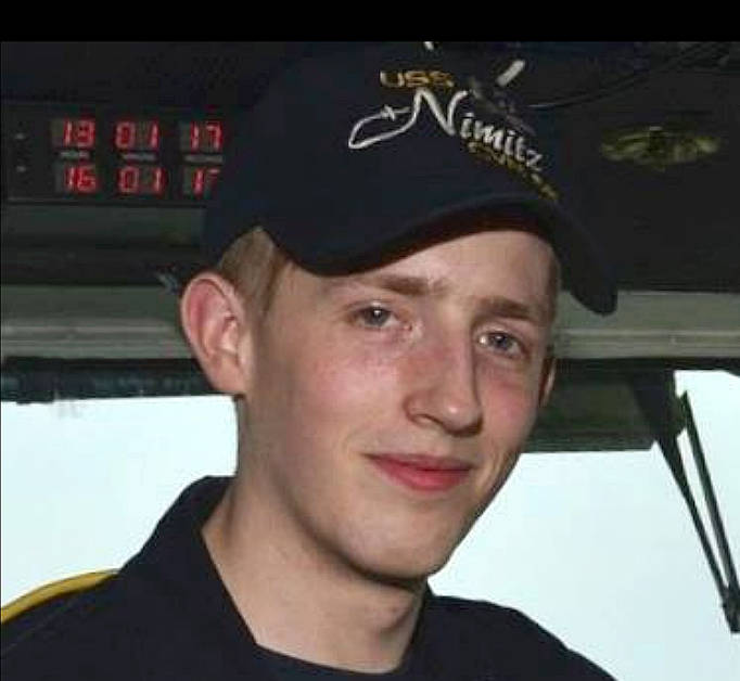 Jeremiah Adams, 24, of Illinois is remembered for his acts of kindness, humor and knowledge-base aboard the USS Nimitz in Bremerton after falling in a ravine near Sequim. (U.S. Navy)