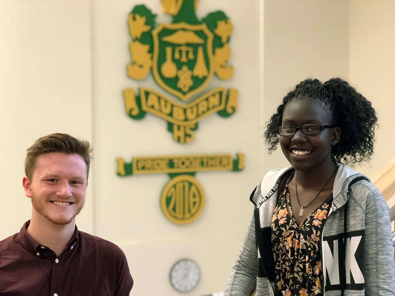 Colton de Carteret and Rebecca Thareek made the most of their opportunities at Auburn High School. COURTESY PHOTO, Jon Morrow, AHS