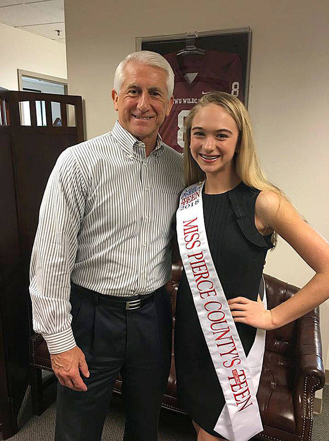 Chloe Furnstahl and Congressman Dave Reichert met in early may and talked about the resolution of her sexual assault case and the issues she and her family faced in the state’s legal system. Courtesy photo