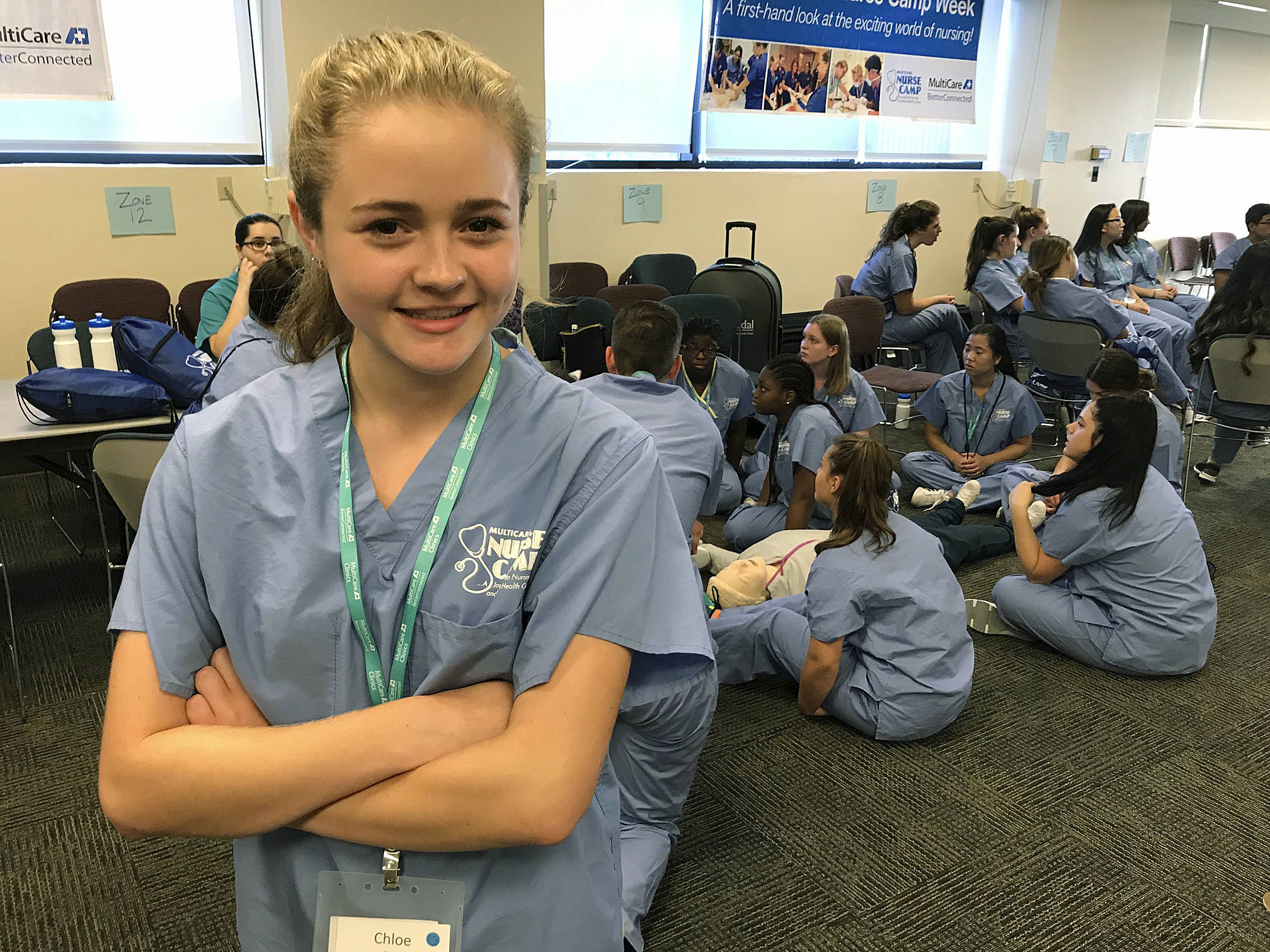 Chloe Knox, a junior-to-be at Auburn Riverside High School, enjoyed her hands-on experience at Nurse Camp last week. “It was better than expected,” she said. MARK KLAAS, Reporter