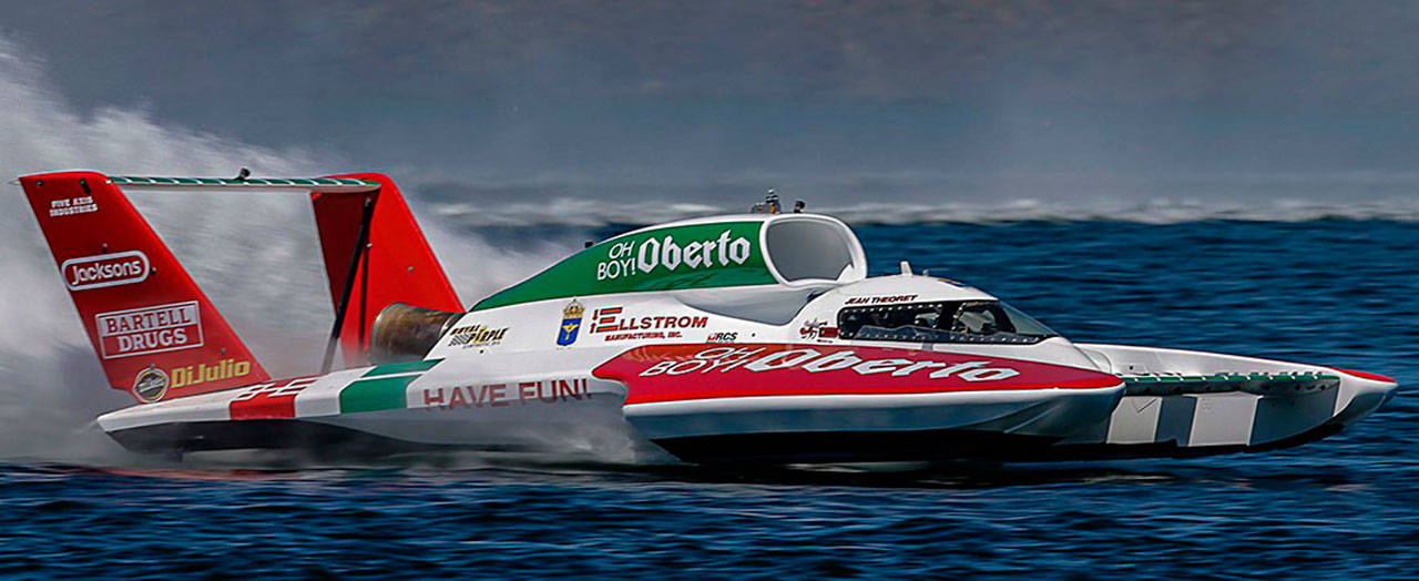 During its 40-plus years in unlimited hydroplane racing, Oberto is one of the winningest sponsors with more than 20 wins and 60-plus podium finishes. COURTESY PHOTO