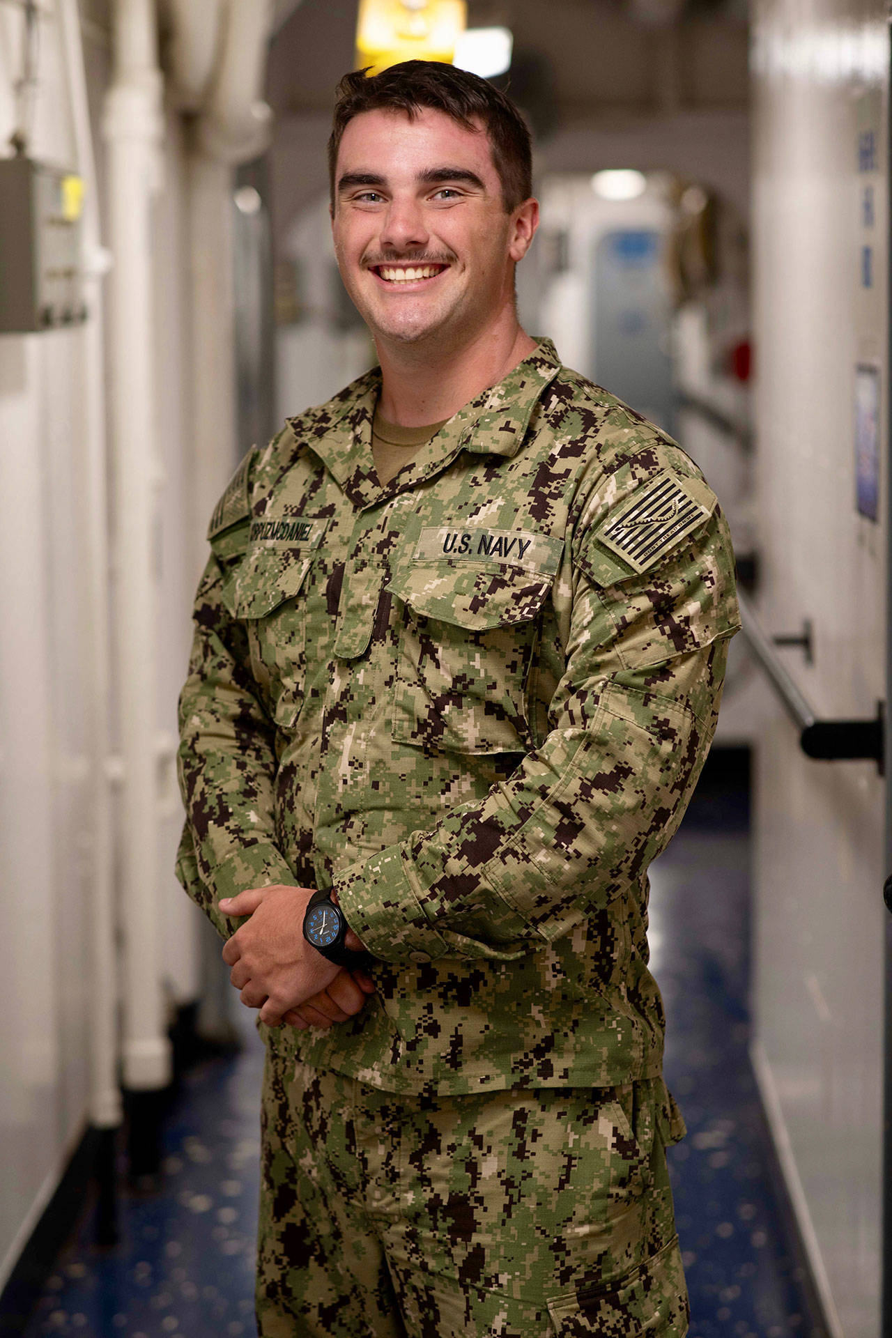 Navy hospitalman Justin Corpuz-McDaniel. COURTESY PHOTO, Navy Office of Community Outreach