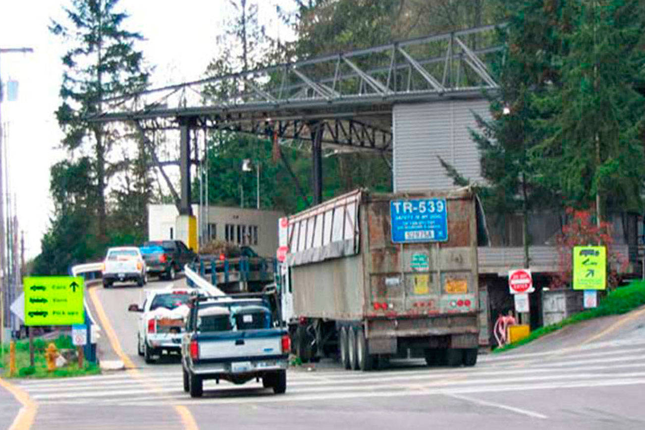 The King County Council last October approved the replacement of the outdated and undersized Algona Transfer Station as shown in this file photo. The new station will be located just north of the old one off West Valley Highway South. REPORTER PHOTO