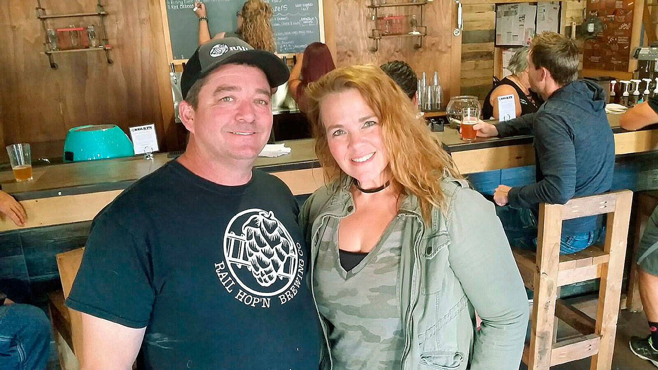 What was once a small operation out of their garage has blossomed into a spacious microbrewery in downtown Auburn for Billy Jack and Kristi Newman, owners of the Rail Hop N’ Brewery Co. ROBERT WHALE, Auburn Reporter