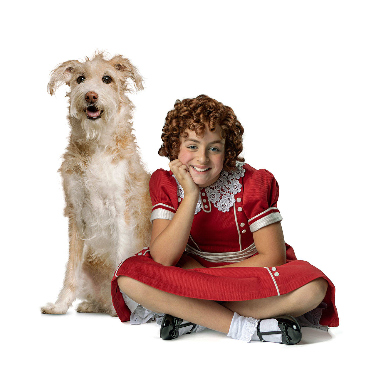 Faith Young, an 11-year-old girl from Kent, plays Annie, the orphan girl, in the 5th Avenue Theatres production of Annie this holiday season. COURTESY PHOTO, Mark Kitaoka