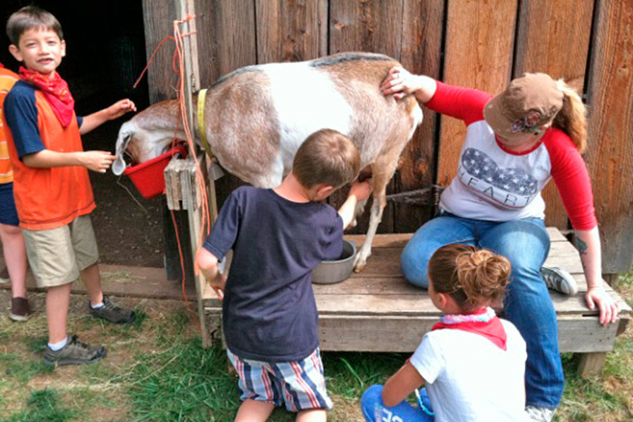 When students visit Mary Olson Farm, they are transported to days of subsistence farming.