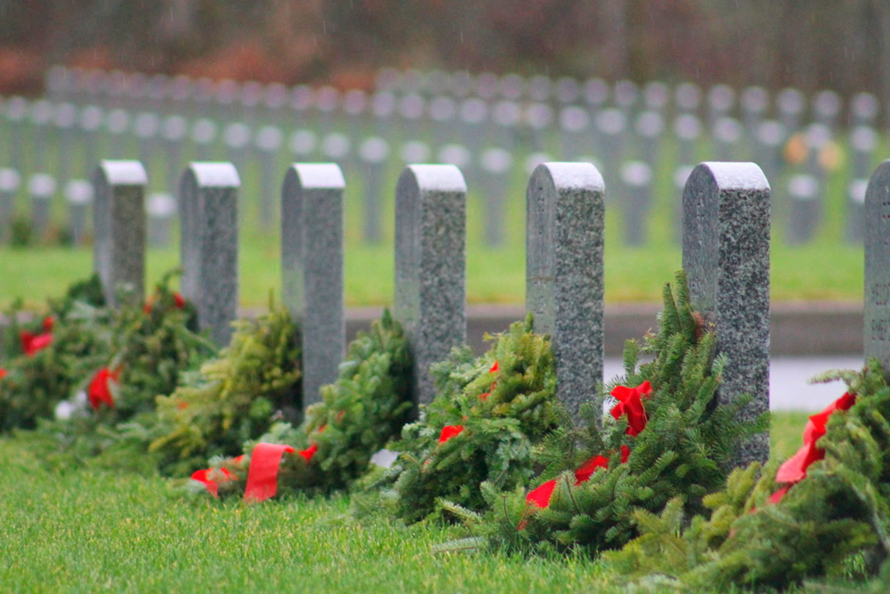 Tahoma National Cemetery hosts Wreaths Across America ceremony to honor veterans