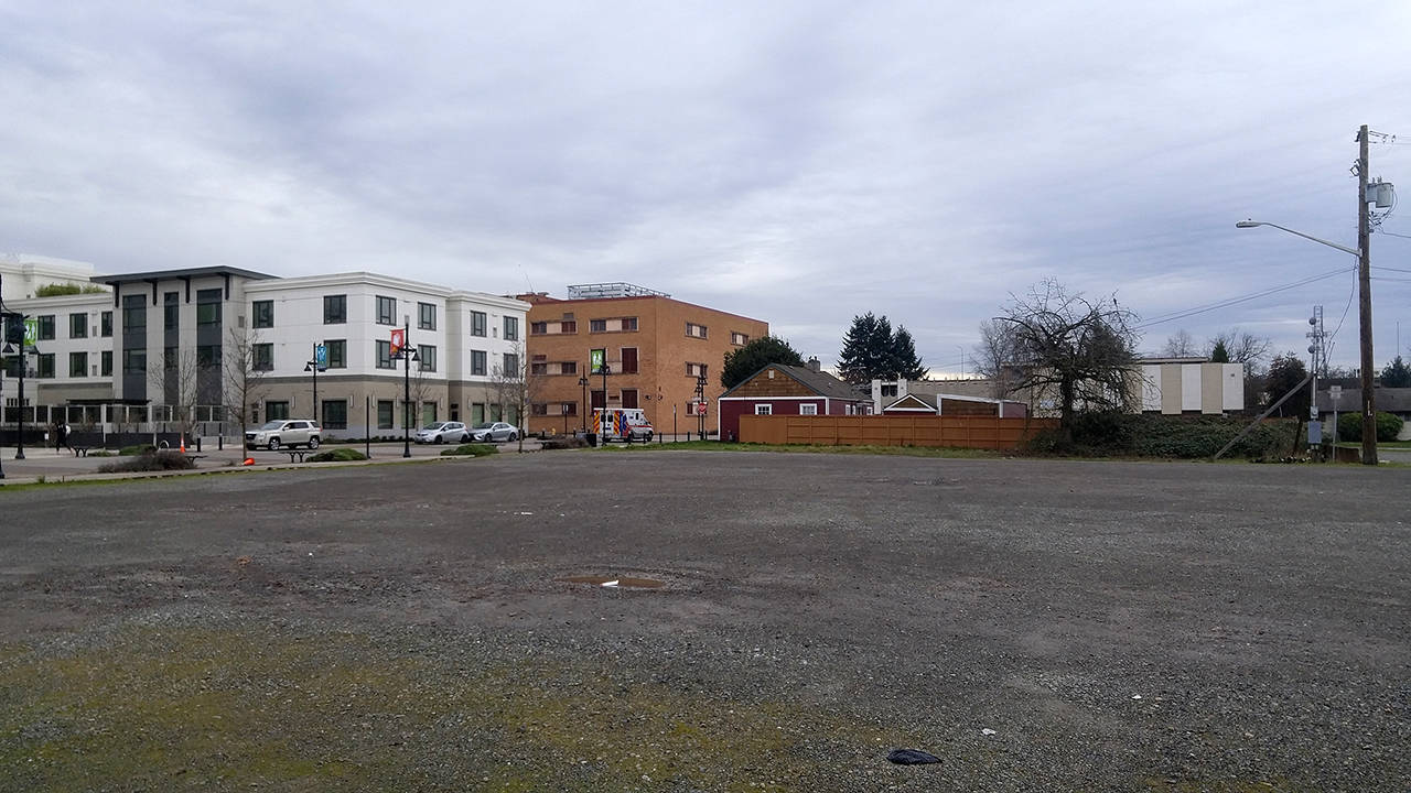 Auburn’s downtown will continue to take shape this year, with a series of apartment developments. One such project calls for Teutsch Partners LLC to build for Seattle-based NW Holdings residential apartments at 1st Street Southeast and South Division Street. ROBERT WHALE, Auburn Reporter