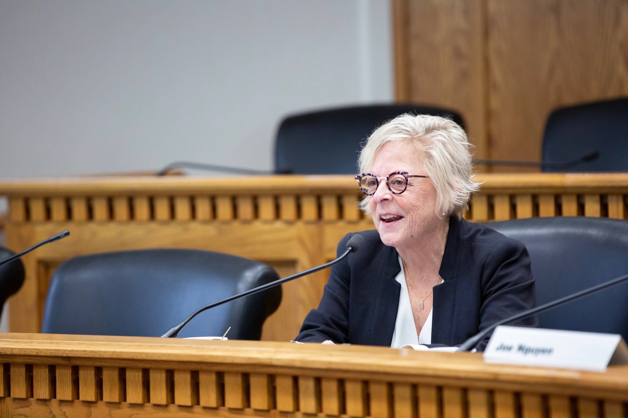 Sen. Claire Wilson, D-Auburn, at a Senate Higher Education & Workforce Development Committee meeting last November. COURTESY PHOTO, Washington State Legislature