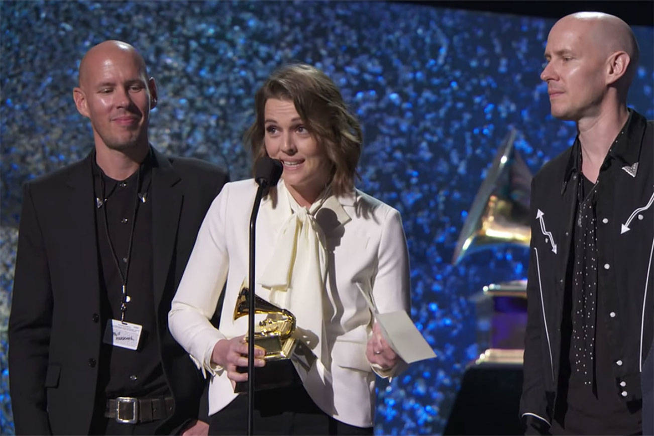 Brandi Carlile needs more mantle space after taking winning three Grammys on Sunday night.