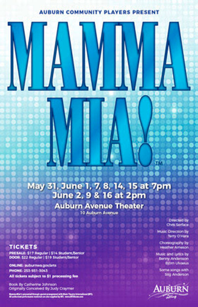 Auburn Community Players present “Mamma Mia!” at Auburn Ave Theater