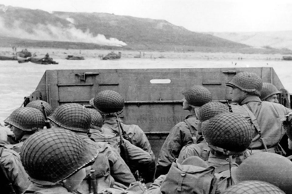 U.S. forces prepare to land on the beaches of Normandy on D-Day, June 6, 1944. COURTESY PHOTO, Museum of Flight