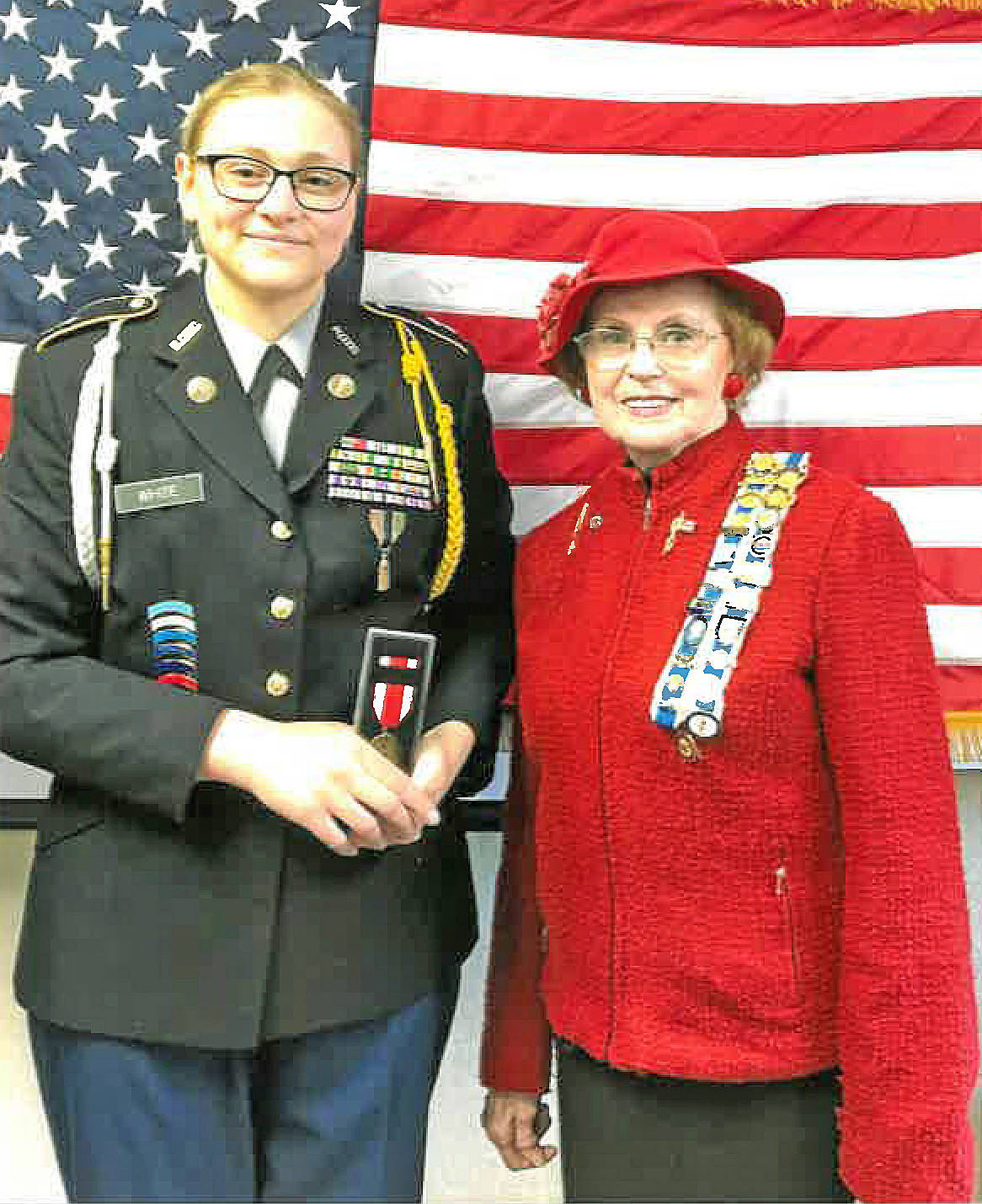 Daughters of the American Revolution honors cadet