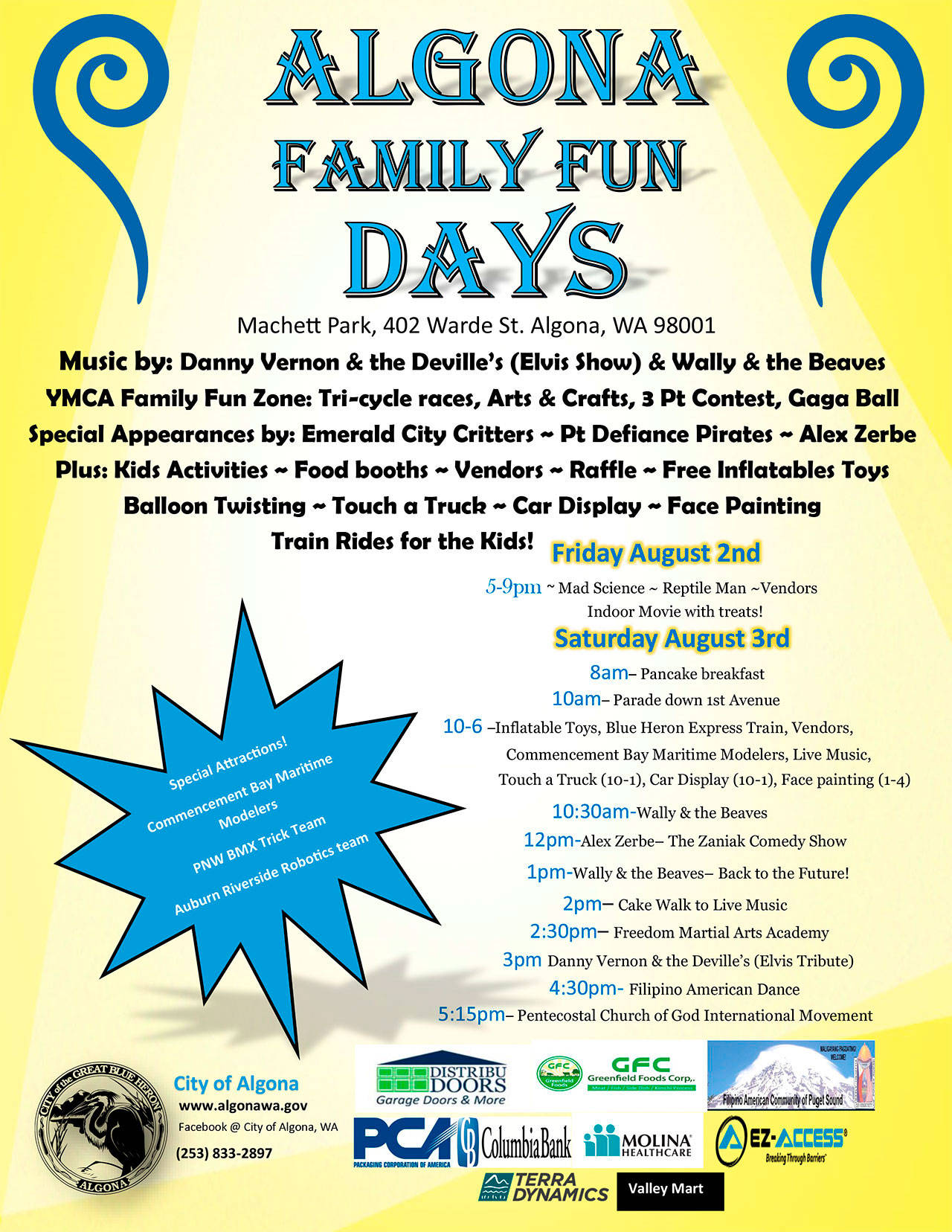 Algona Family Fun Days are here