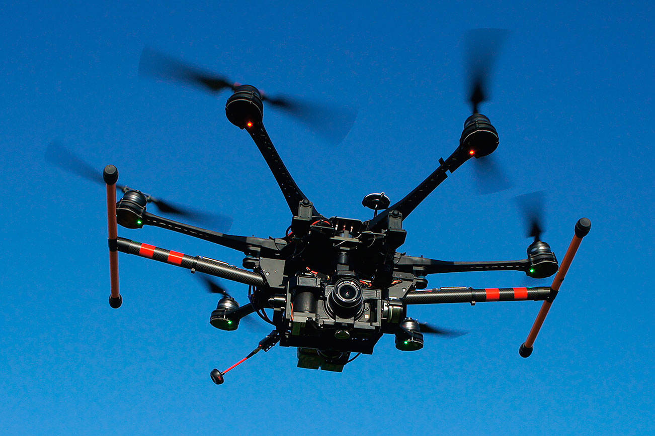 Drones planting trees in burned wildlands