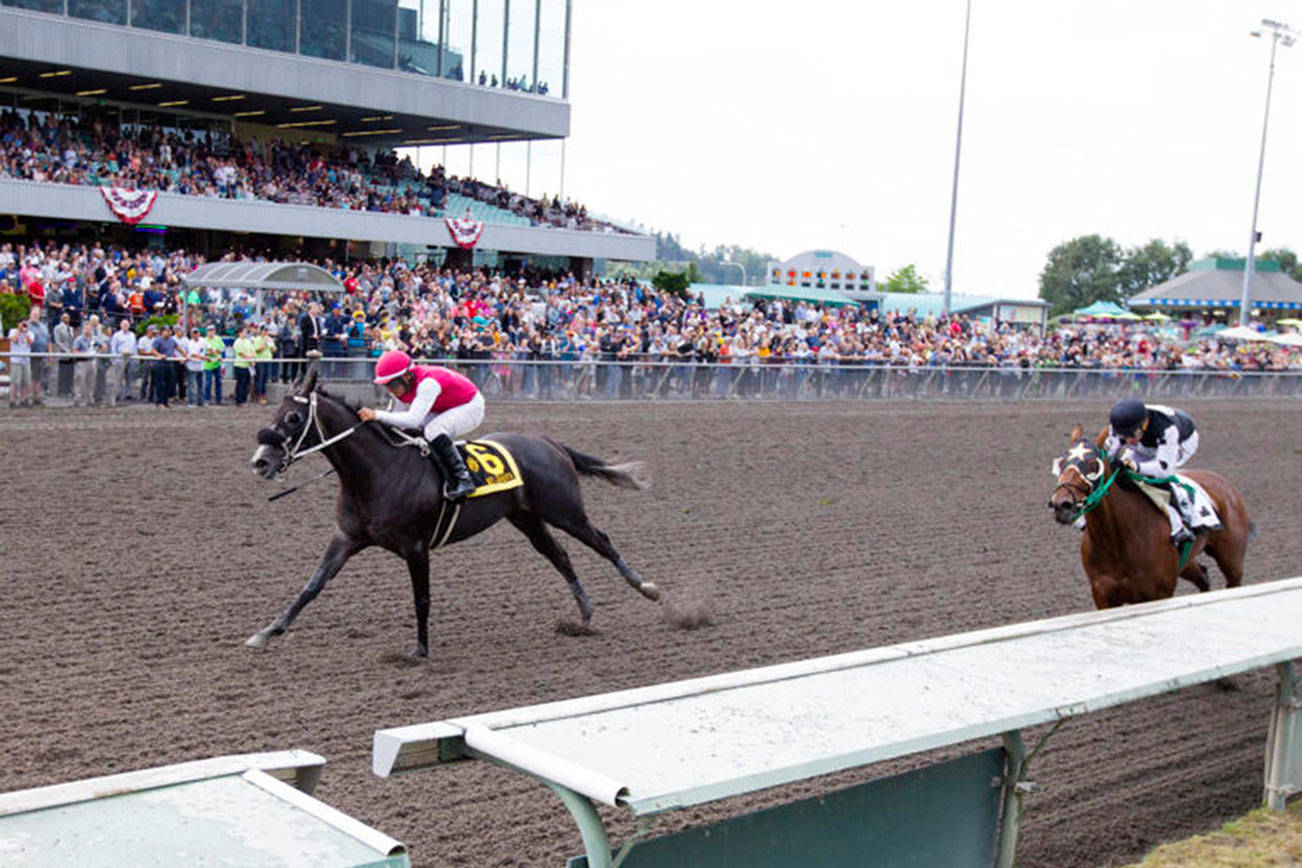 My Grandpa, left, and Alittlelesstalk are back in action Sunday. COURTESY PHOTO