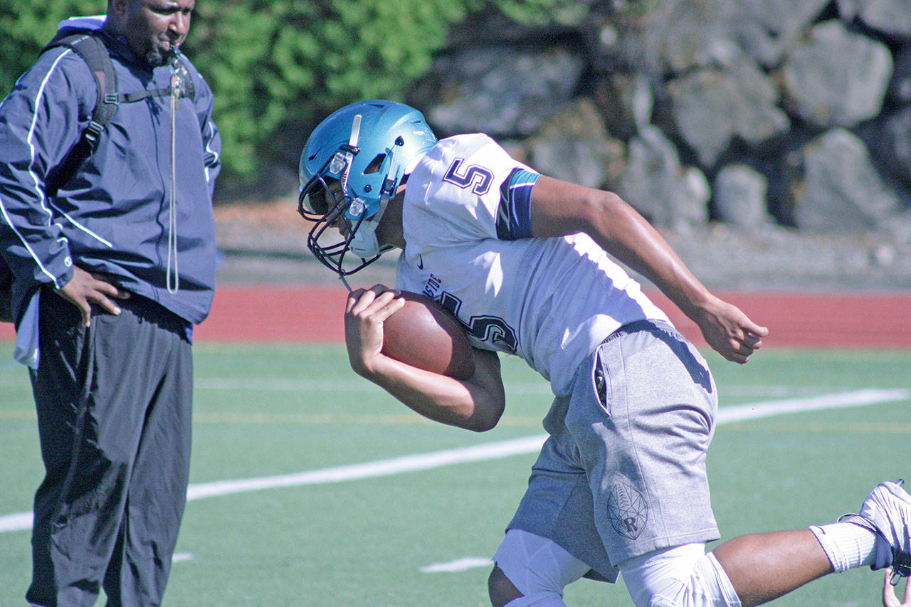 Javon Forward, one of the state’s top running backs and free safeties, returns for Auburn Riverside. MARK KLAAS, Auburn Reporter