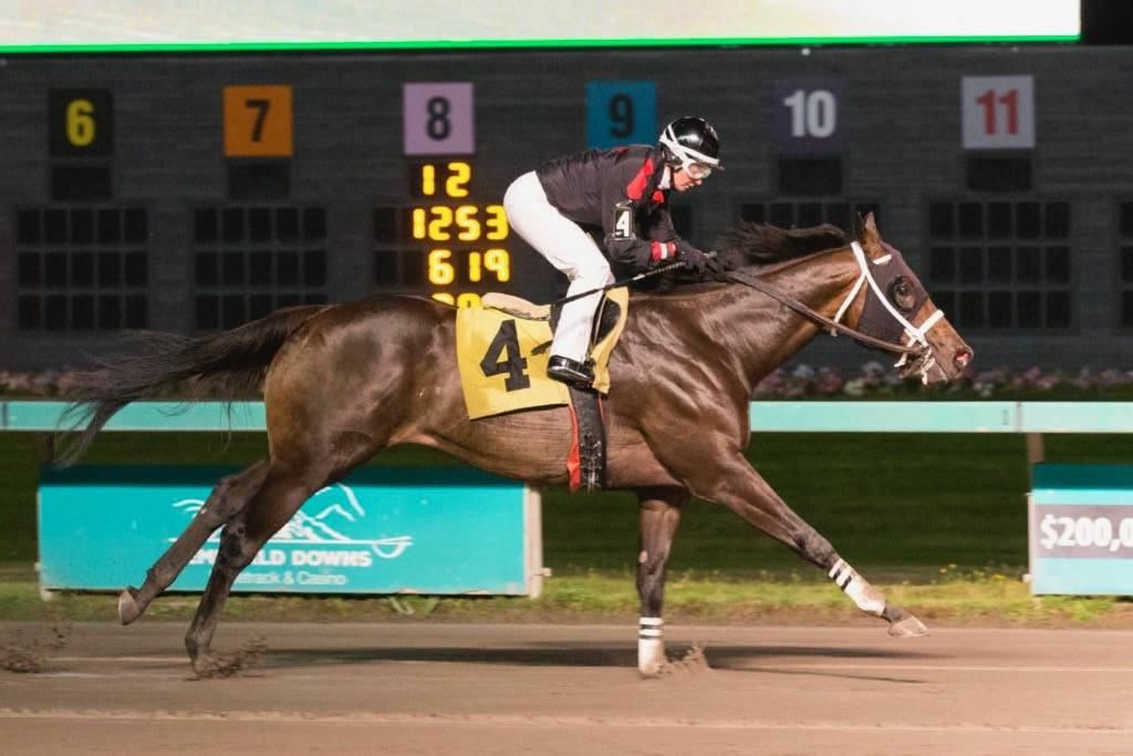 So Lucky and Jennifer Whitaker. COURTESY TRACK PHOTO