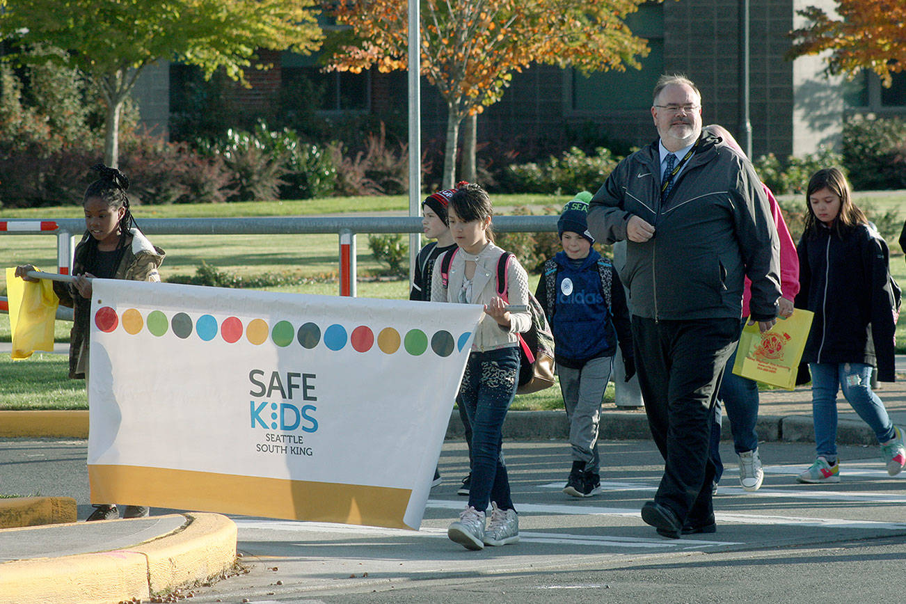 Walk this way: Students, staff, leaders join Safe Kids Seattle-South King effort