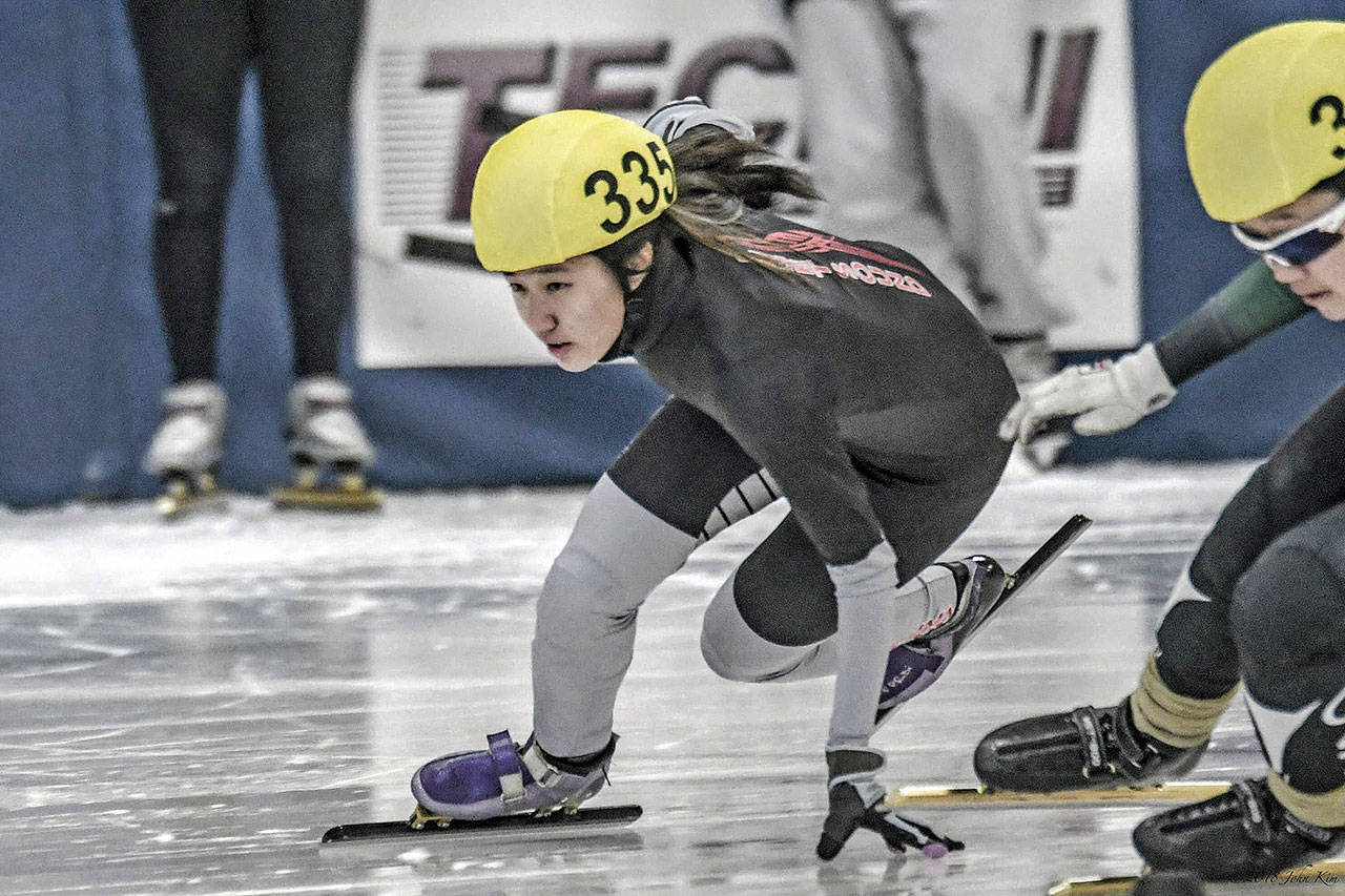 Speedskater Jenell Berhorst is one of two American girls who will compete at the Youth Olympic Games in Lausanne, Switzerland on Jan. 9-22. COURTESY PHOTO