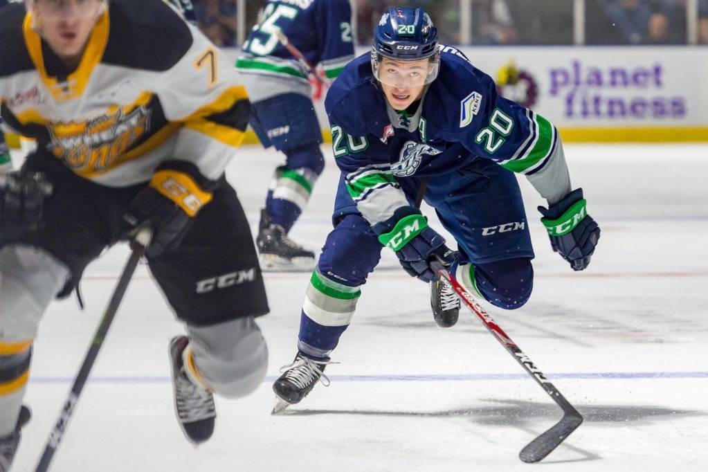 Seattle’s Conner Bruggen-Cate. COURTESY PHOTO, Brian Liesse, T-Birds