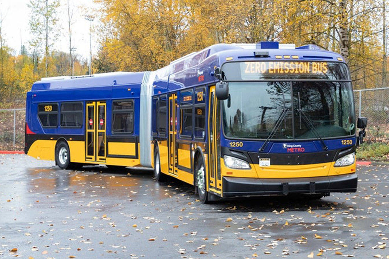 King County Metro has been working to develop a proposal for future transit options to better connect Renton, Kent, Auburn and surrounding areas; and identifying potential sites for a new bus base, which will house and maintain 250 all-electric buses by 2030. COURTESY PHOTO, King County Metro