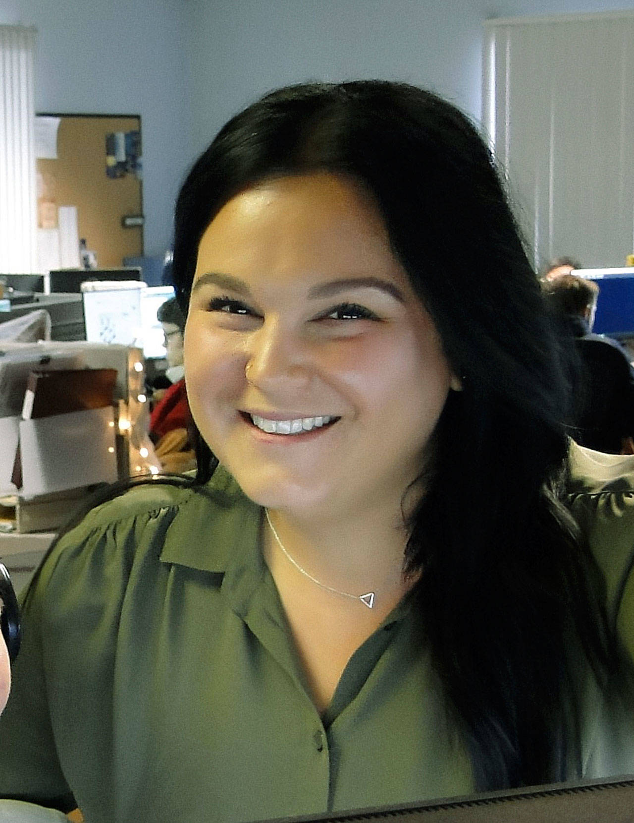 Erin Wakefield, an Air Force veteran, manages Waste Management’s (WM) Central Dispatch. COURTESY PHOTO, WM