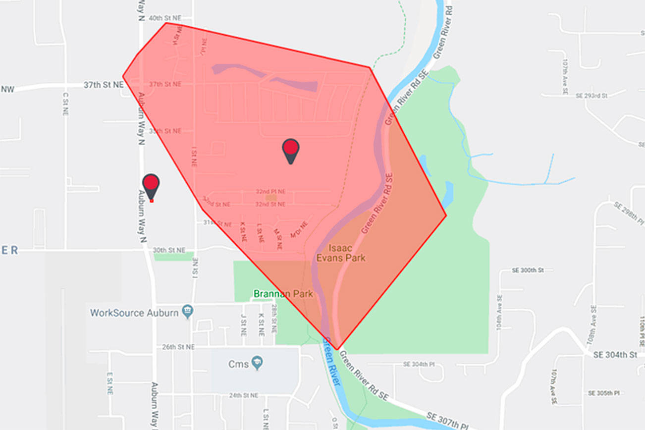 PSE working to restore power to households in north Auburn