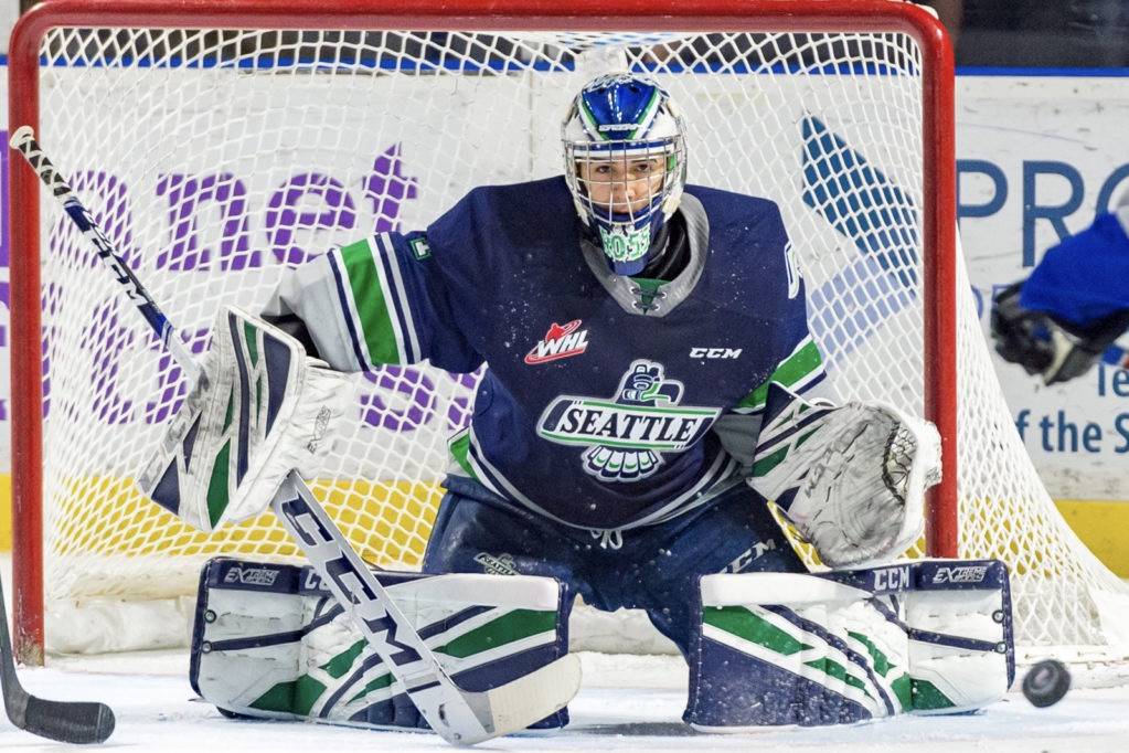 Thunderbirds goalie Roddy Ross. COURTESY PHOTO, Brian Liesse, T-Birds