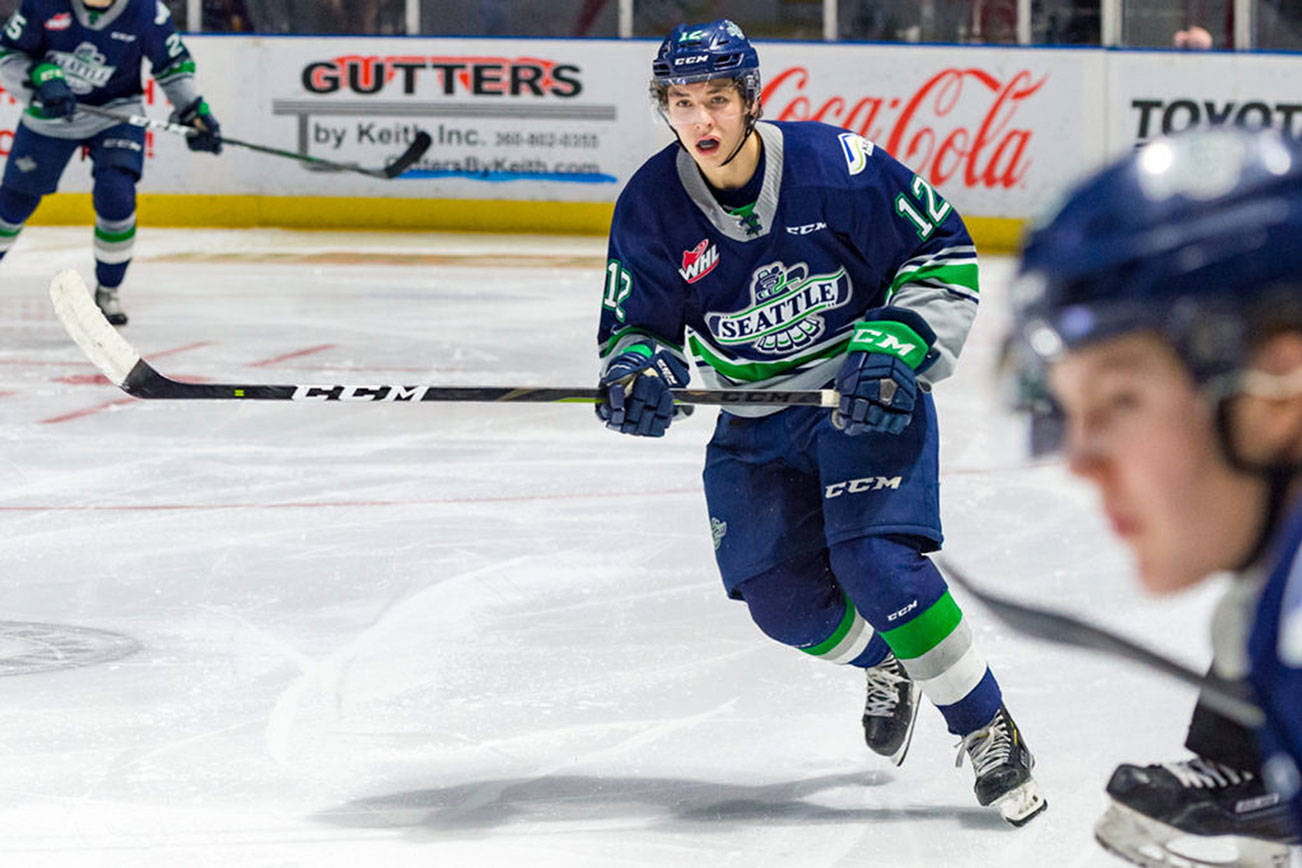 Seattle’s Henrik Rybinski. COURTESY PHOTO, Brian Liesse, T-Birds