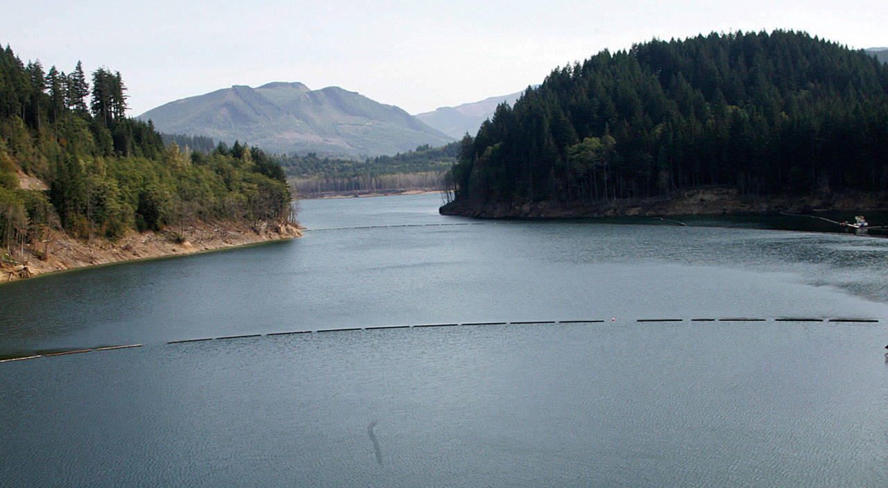 Howard Hanson Dam reservoir along the Green River. FILE PHOTO, Kent Reporter