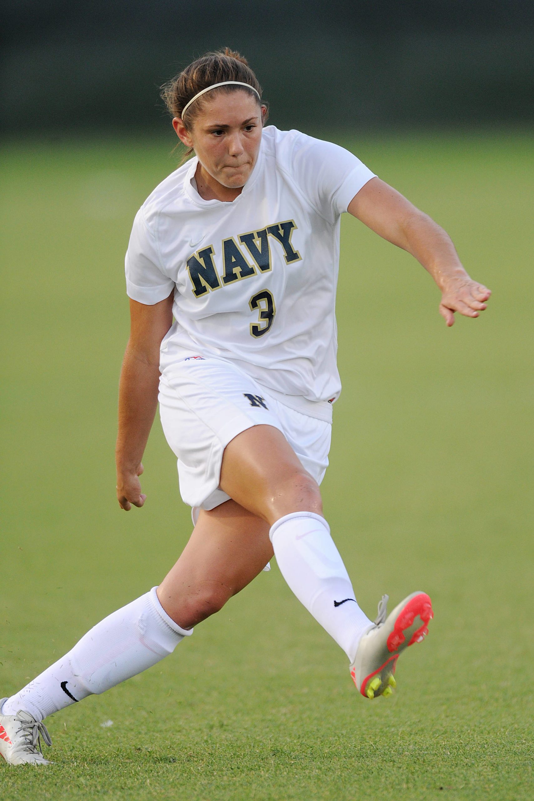 Kate Herren was an all-league player and captain in soccer at the U.S. Naval Academy. COURTESY PHOTO, Phil Hoffmann/Navy Athletics