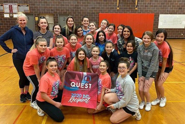 The Auburn Ravens, a youth recreational cheer squad, are raising money for a coveted trip to Florida. COURTESY PHOTO