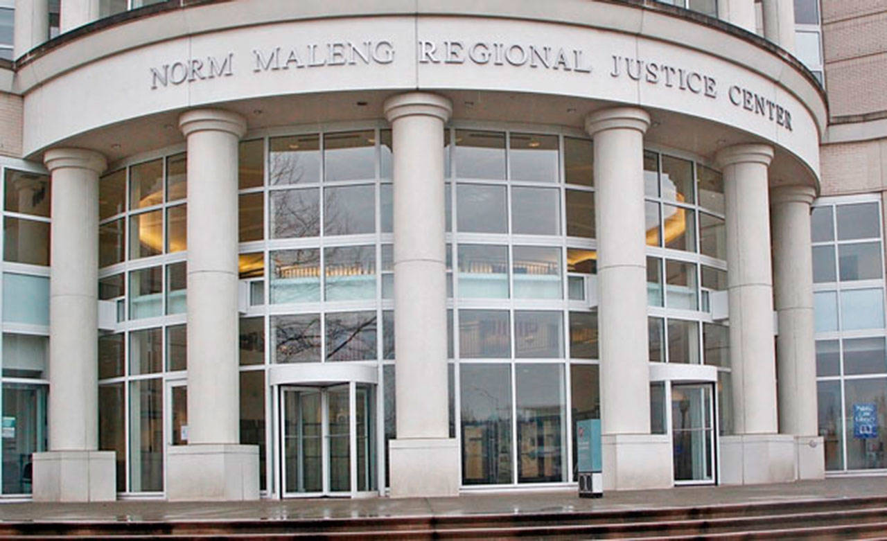 The Maleng Regional Justice Center in Kent houses one of two King County jails. FILE PHOTO