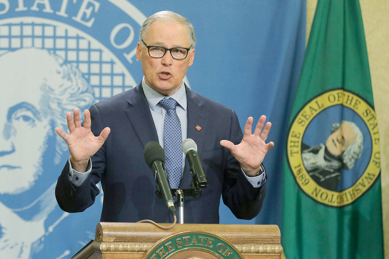 Washington Gov. Jay Inslee. (AP Photo/Ted S. Warren)