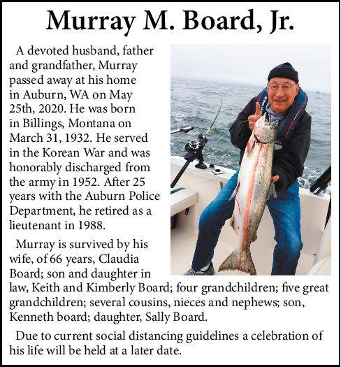 Murray M. Board, Jr. | Obituary