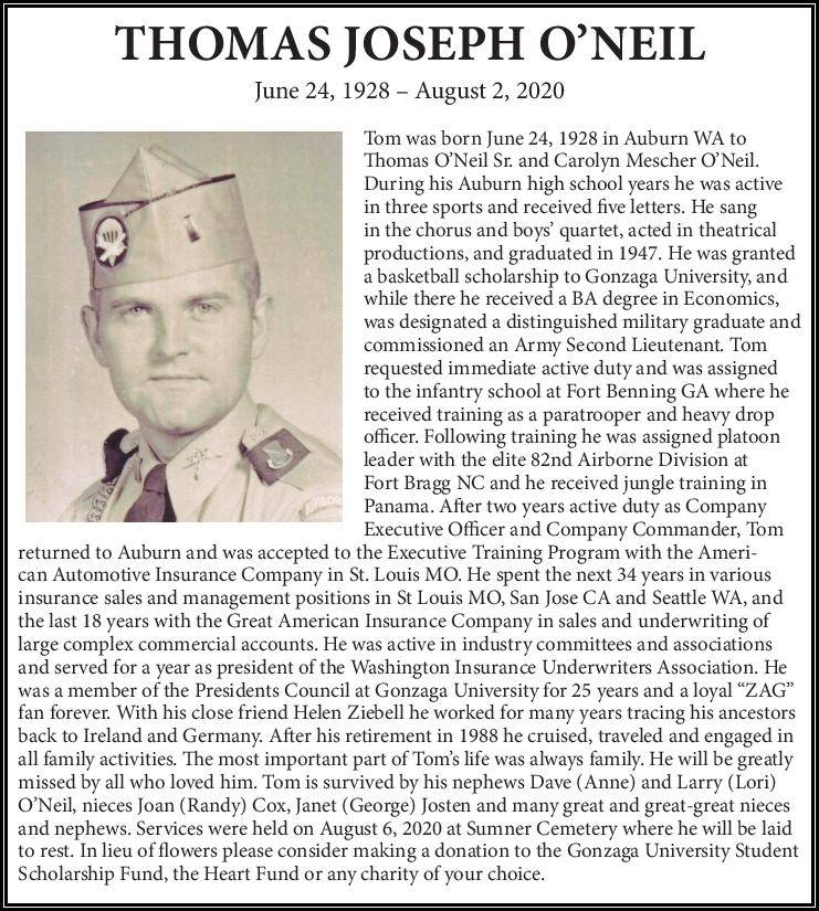 Thomas O’Neil | Obituary