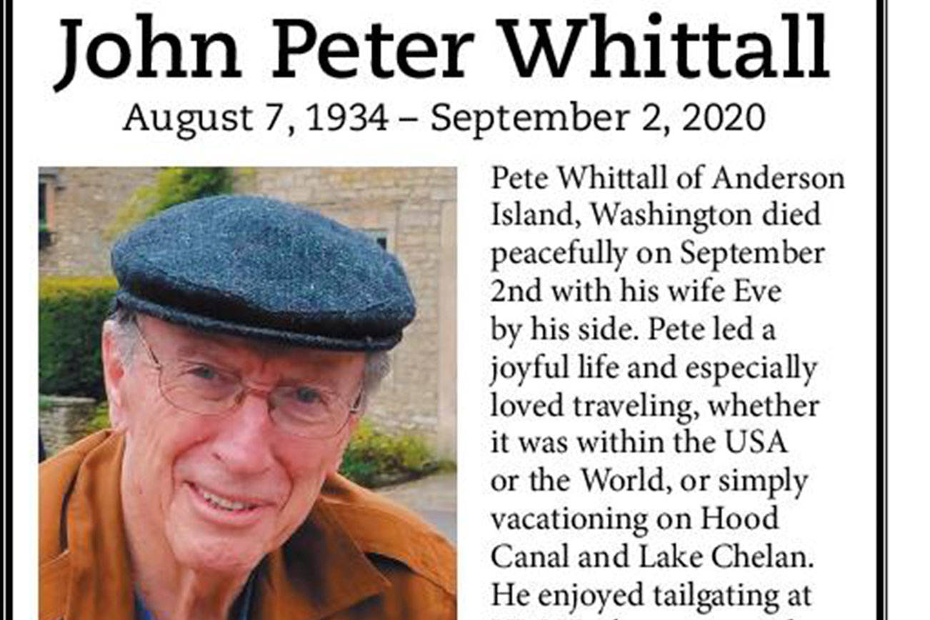 John Peter Whittall | Obituary