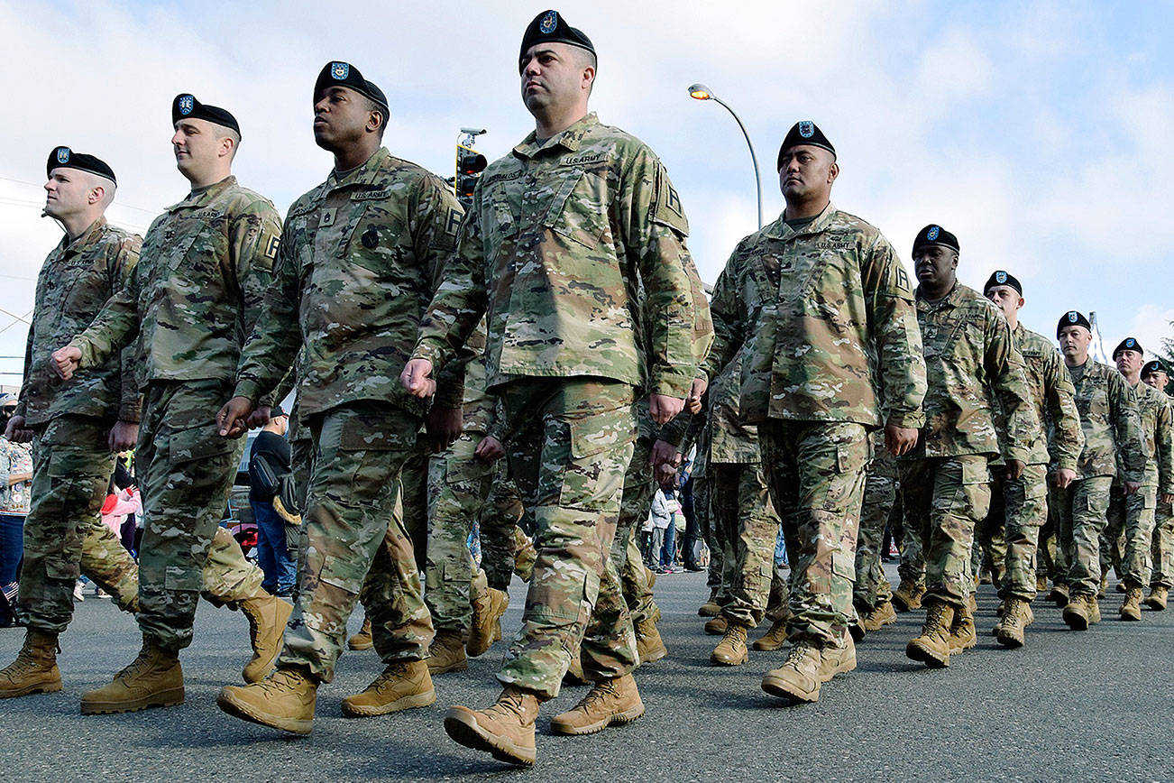 Auburn hosts a Veterans Day parade every year. File photo