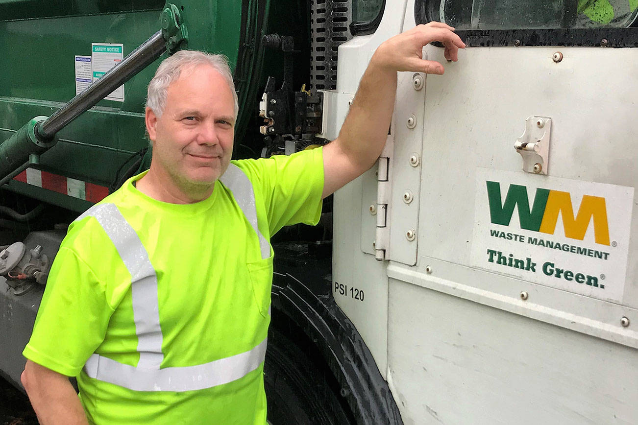 Waste Management driver Steve Wegener. Courtesy photo