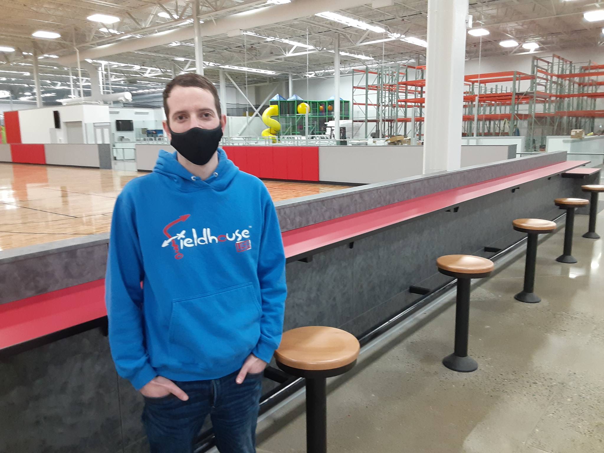 Robert Whale / Auburn Reporter
Chris Nance, facilities manager for Fieldhouse USA’s new complex in Auburn, hopes to have it open by spring.